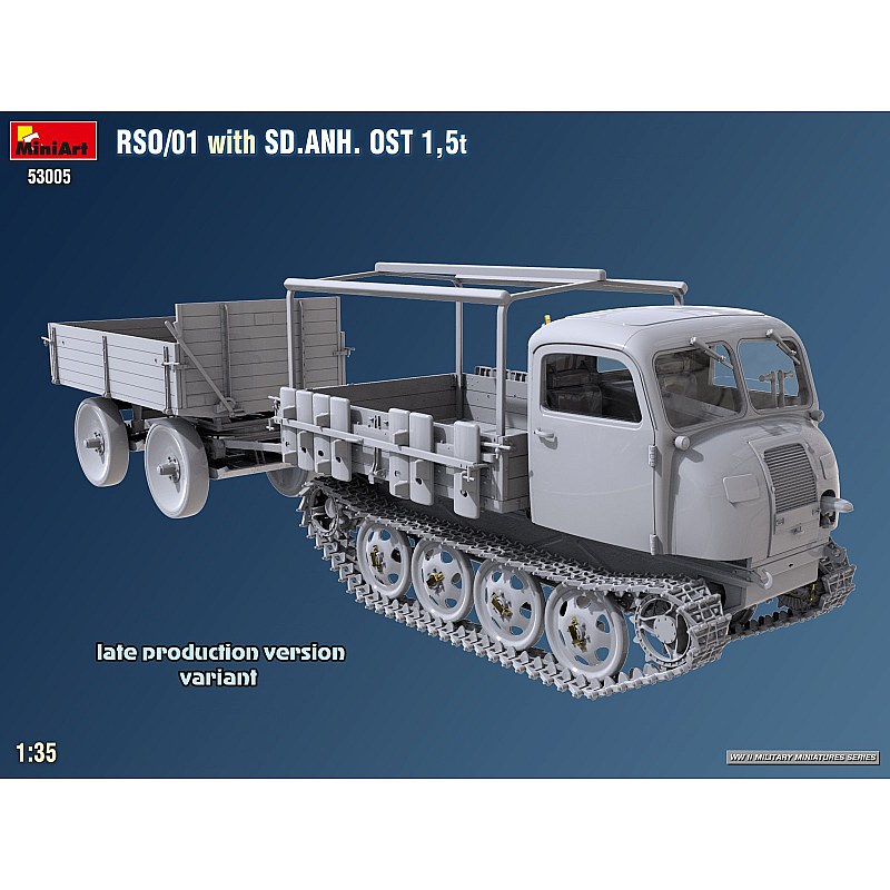 Miniart RSO/01 with TRAILER SD.ANH. OST 1,5t 1/35 53005 additional image 8