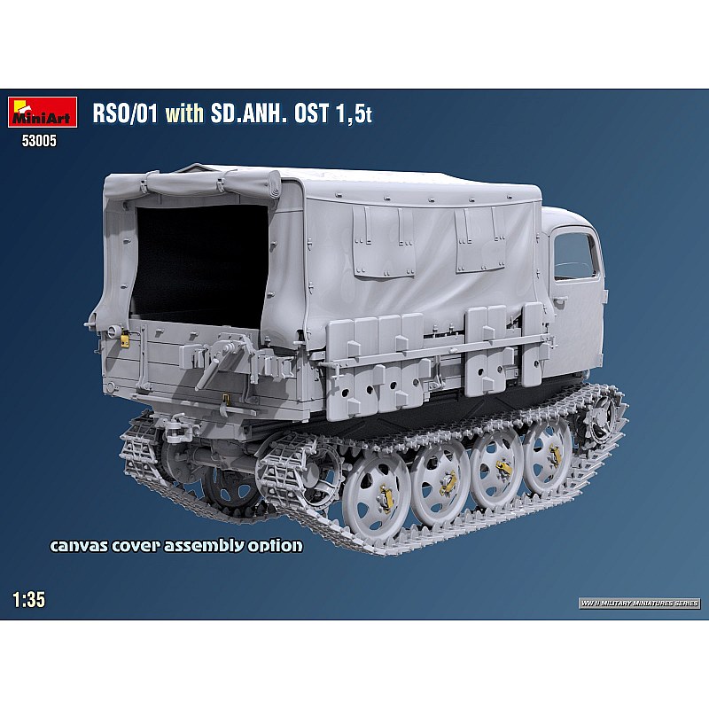 Miniart RSO/01 with TRAILER SD.ANH. OST 1,5t 1/35 53005 additional image 9