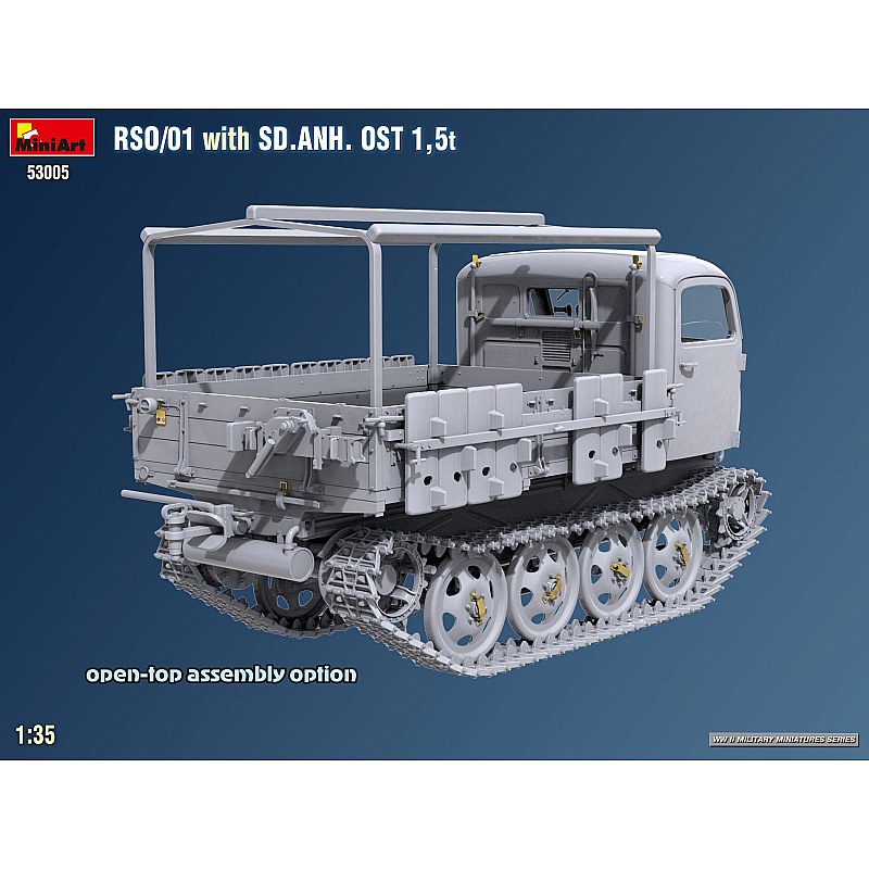 Miniart RSO/01 with TRAILER SD.ANH. OST 1,5t 1/35 53005