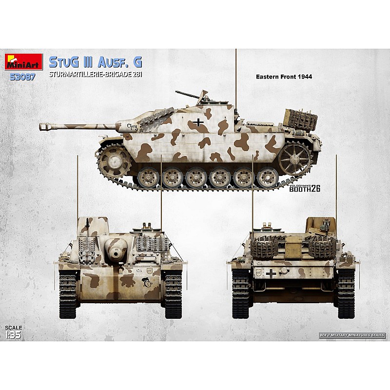 Miniart StuG III Ausf. G. Sturmartillerie-Brigade 281 53087 additional image 2