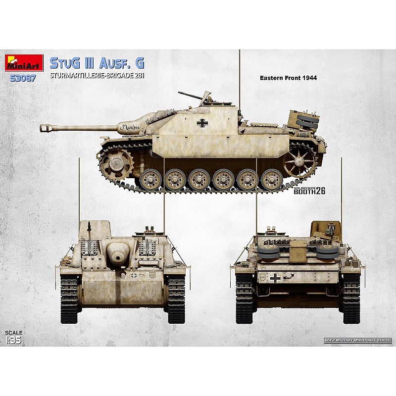 Miniart StuG III Ausf. G. Sturmartillerie-Brigade 281 53087 additional image 3