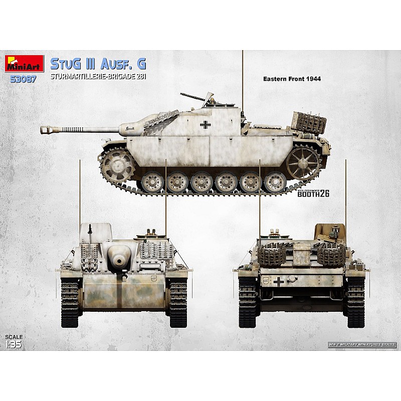 Miniart StuG III Ausf. G. Sturmartillerie-Brigade 281 53087 additional image 4