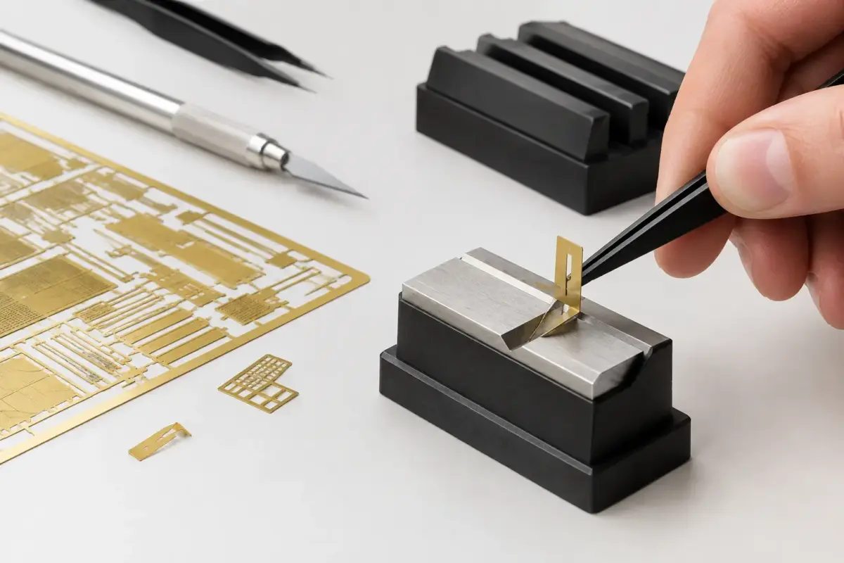 Photo Etch Bending Tools for Cleaner Models