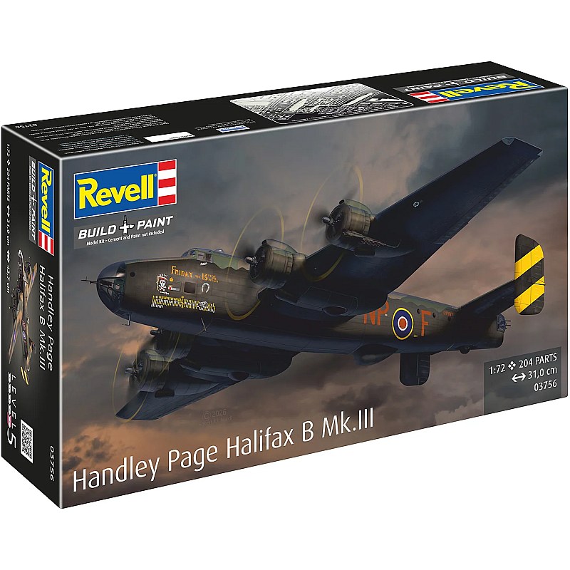 Revell Handley Page Halifax B Mk.III 1/72 03756 additional image 3