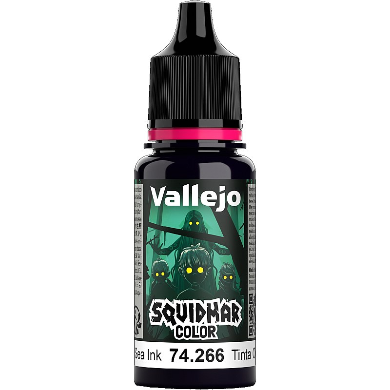 Vallejo Deep Sea Ink Squidmar Color (266) 18ml 74.266