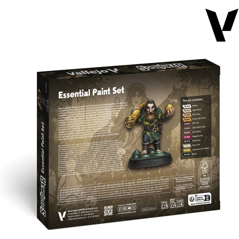 Vallejo Essential Paint Set 72.201