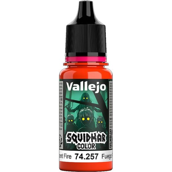 Vallejo Fluorescent Fire Squidmar Color (257) 18ml 74.257