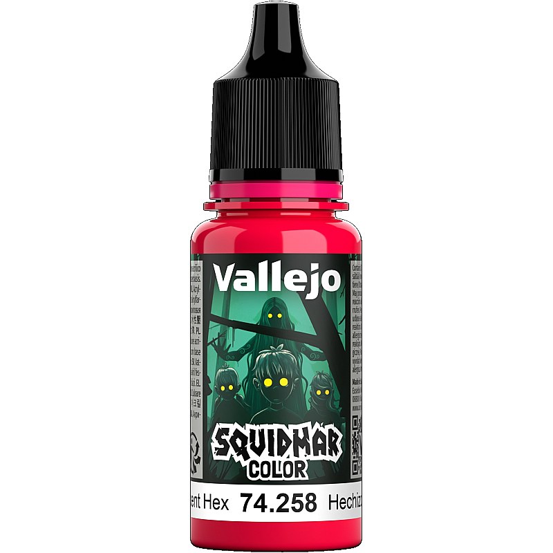Vallejo Fluorescent Hex Squidmar Color (258) 18ml 74.258