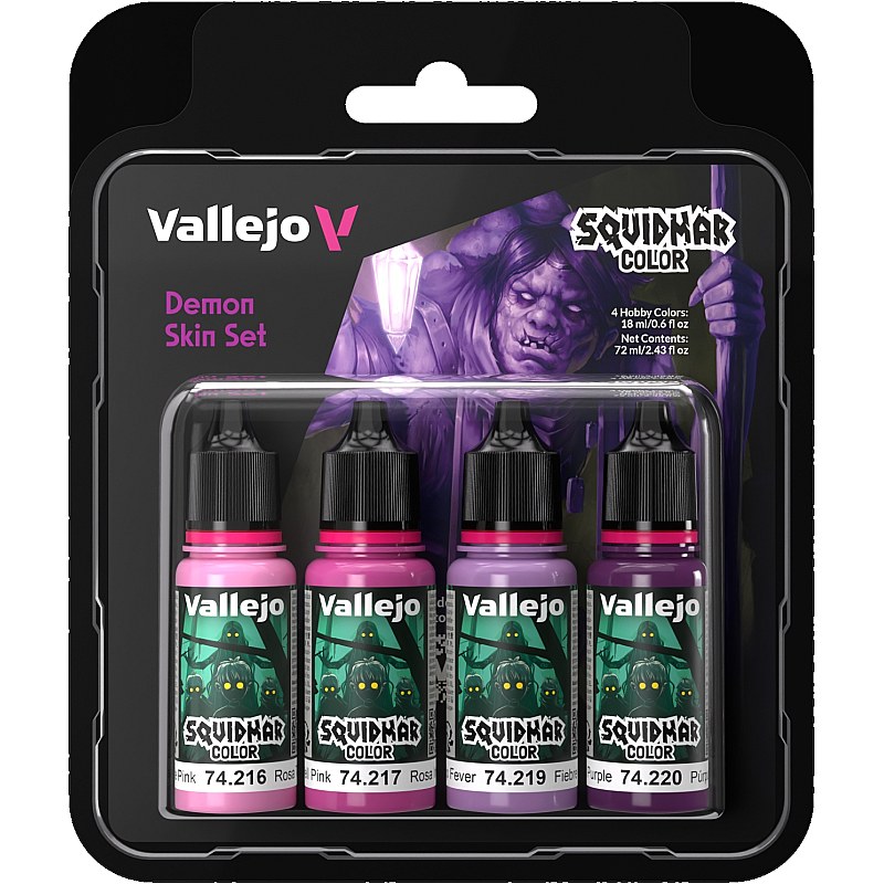 Vallejo Squidmar Color Set - Demon Skin Set 74.308