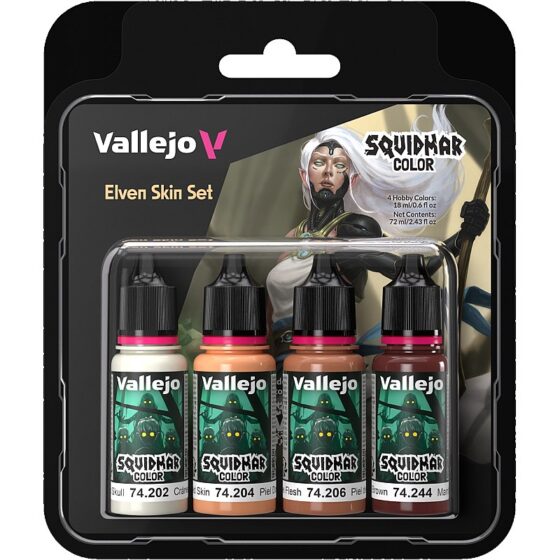 Vallejo Squidmar Color Set - Elven Skin Set 74.304
