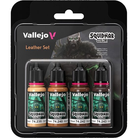 Vallejo Squidmar Color Set - Leather Set 74.309