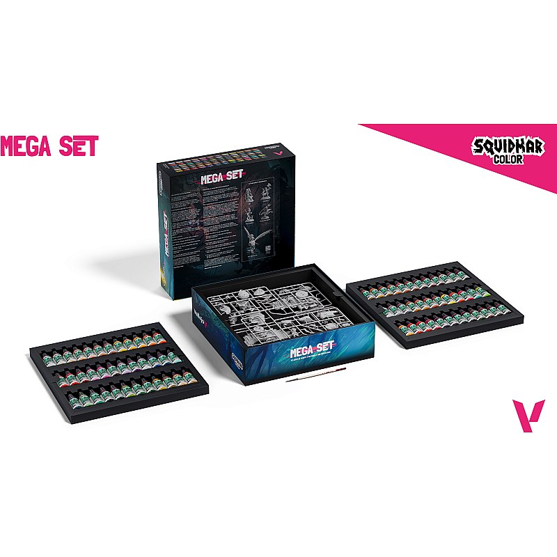 Vallejo Squidmar Color Set - Mega Set (x72 colours) 74.302