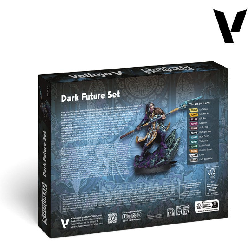 Vallejo Squidmar Dark Future Set 72.202