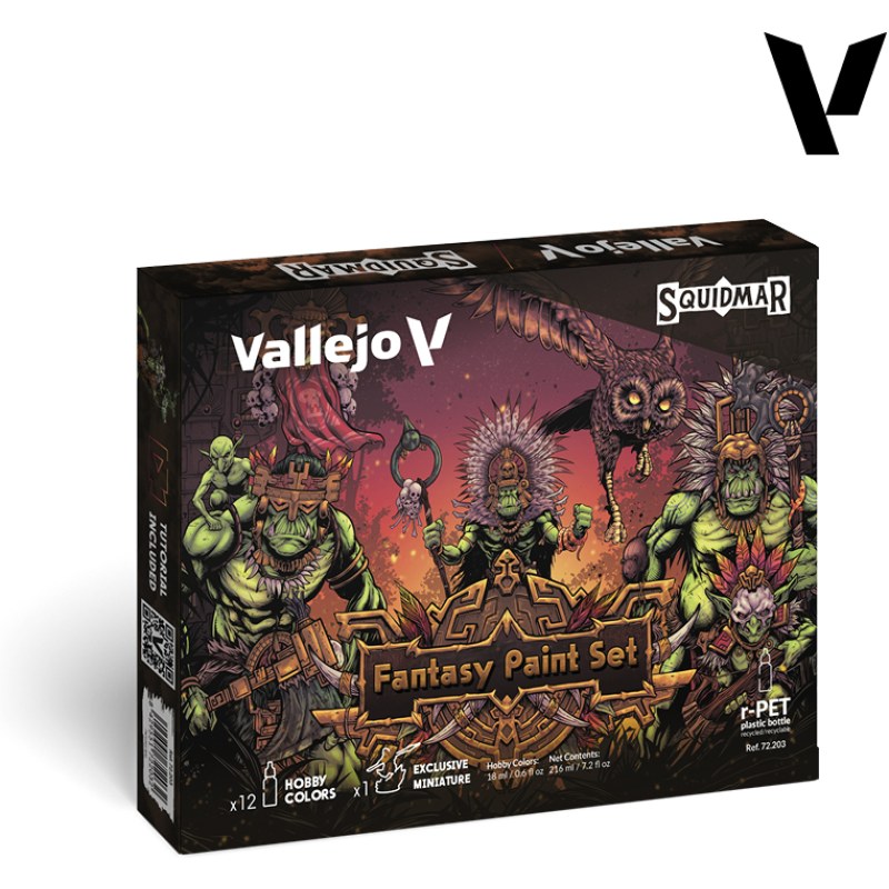 Fantasy Setting Squidmar Fantasy 12 Colour Miniature Paint Set