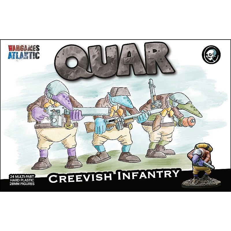 Wargames Atlantic Quar: Creevish Infantry 28mm WAAQU012